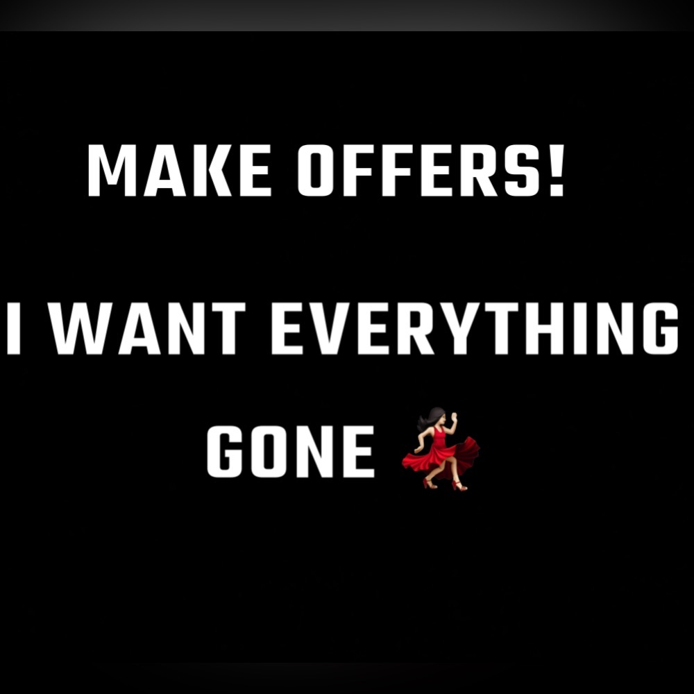Make an offer on your likes! Make a bundle or single item!